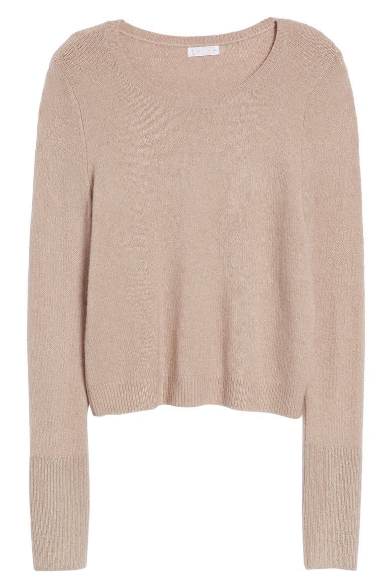 Crewneck Sweater, Alternate, color, TAN ETHEREA