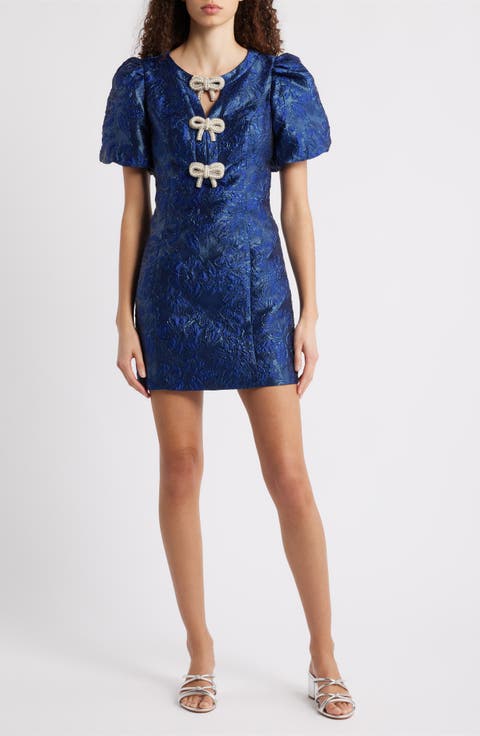 Amelie Jacquard Minidress