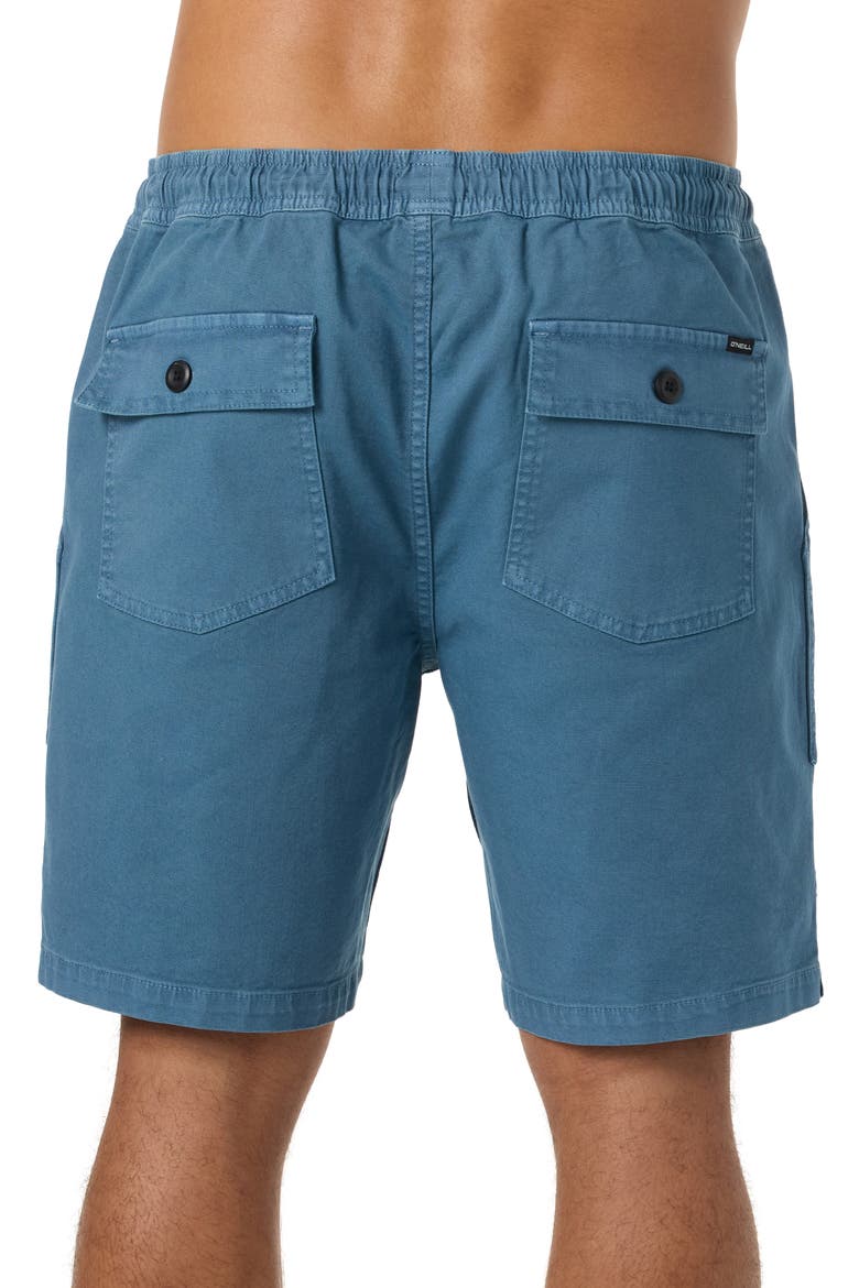 Ronan Field Cotton Canvas Drawstring Shorts, Alternate, color, CAPTAINS BLUE