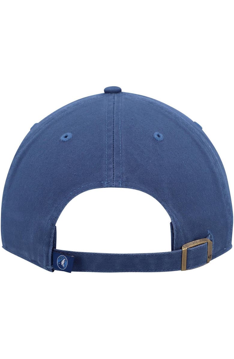 '47 Men's '47 Navy Minnesota Timberwolves Team Clean Up Adjustable Hat, Alternate, color, Navy