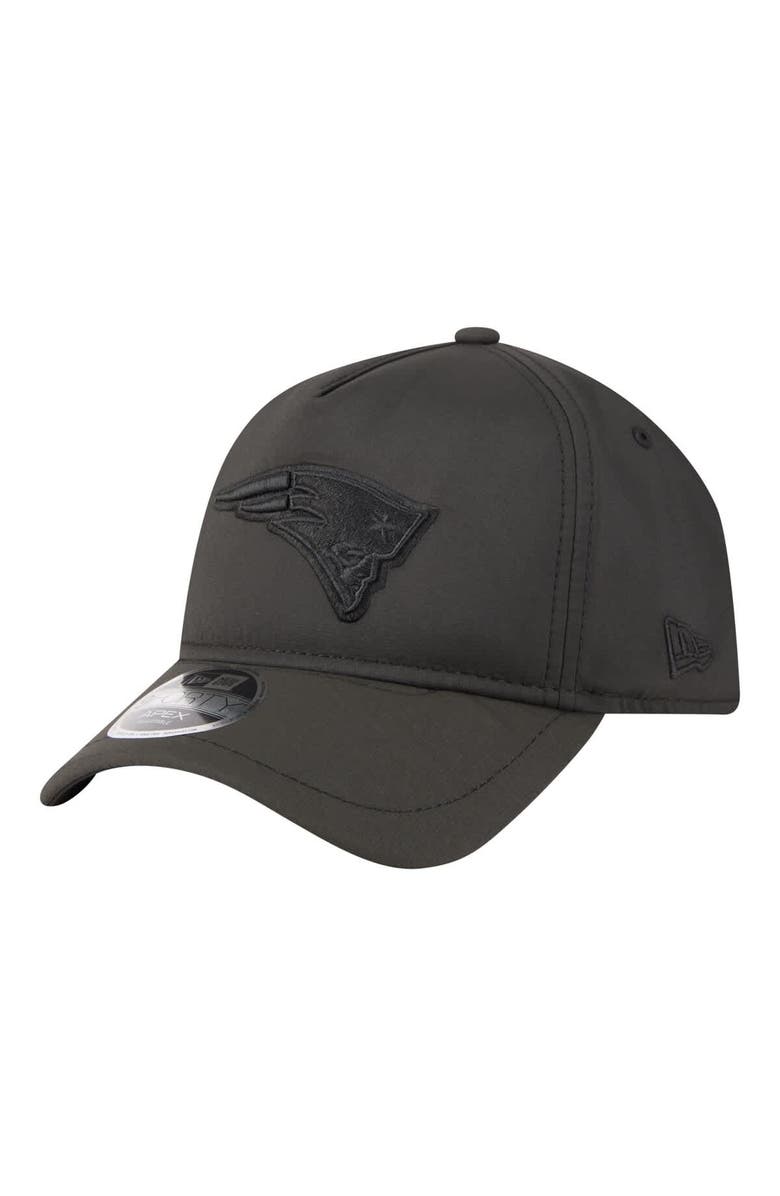 New Era Men's New Era Black New England Patriots Apex 9FORTY Adjustable Hat, Main, color, Black