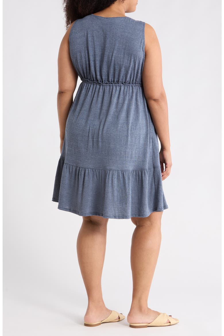 Sleeveless Tiered Dress, Alternate, color, DENIM-DENIM