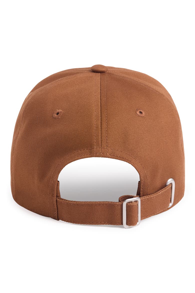 Classic Logo Cotton Twill Baseball Cap, Alternate, color, CAMEL/ BLACK