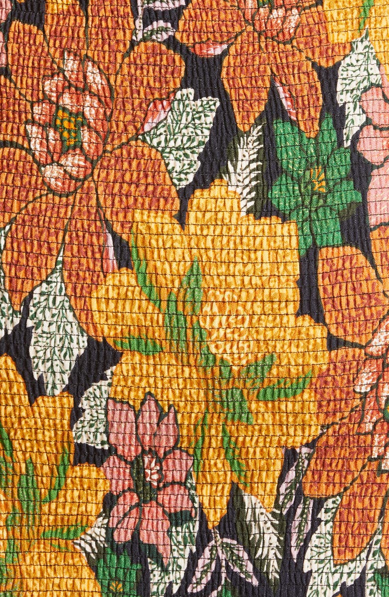 FARM Rio Exclusive Long Sleeve Minidress, Alternate, color, 