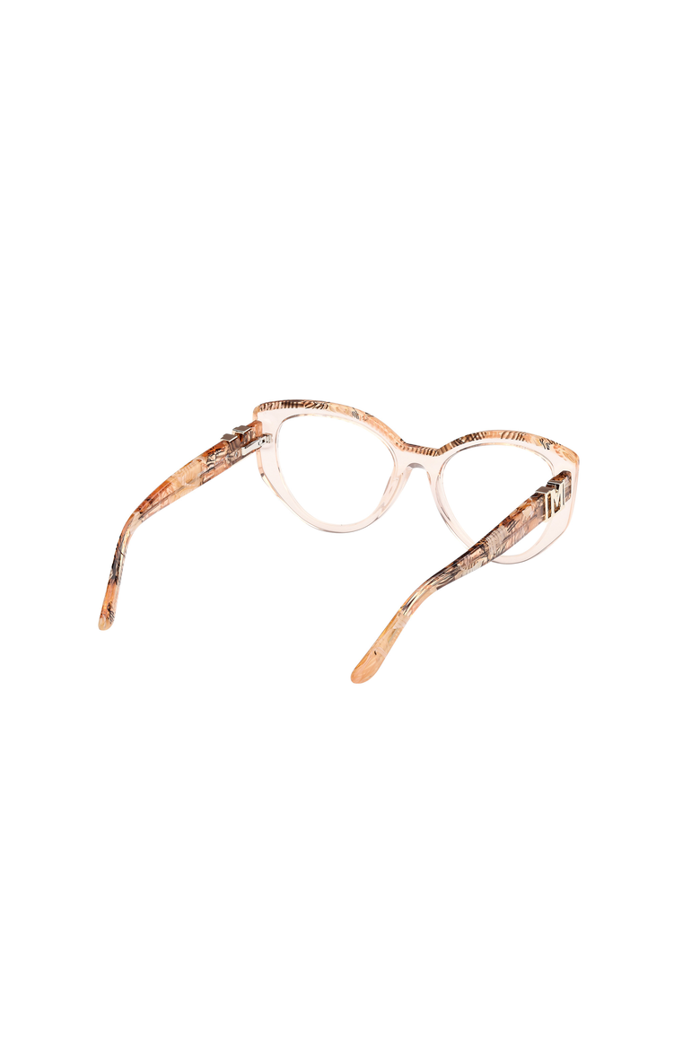 Engraved Temple Cat Eye Eyeglasses, Alternate, color, Beige