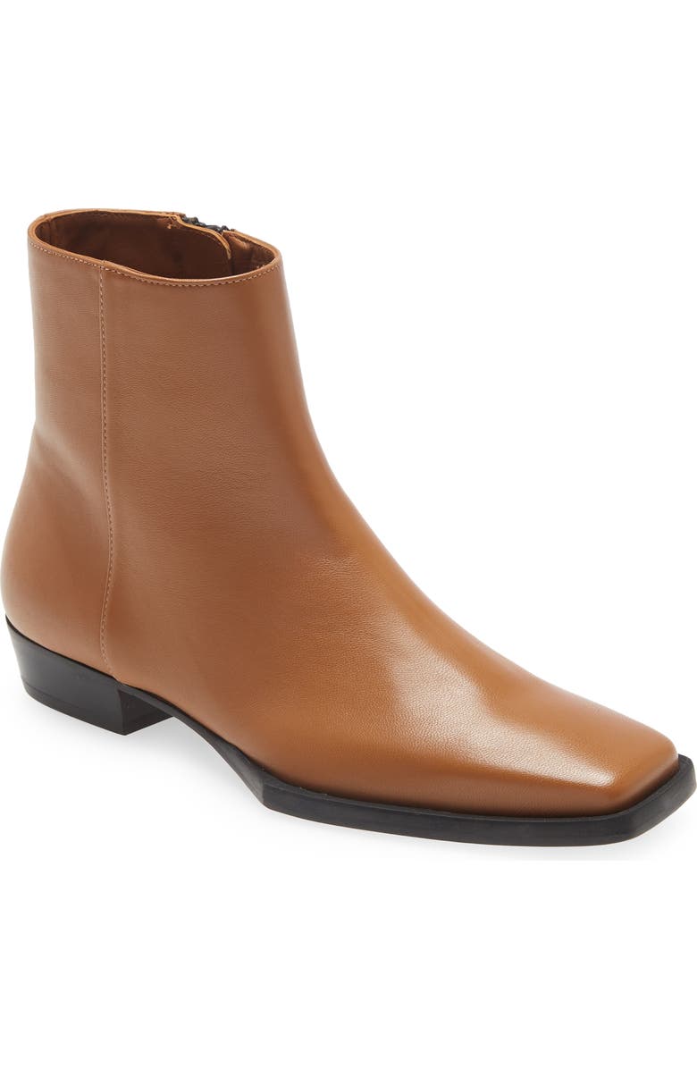 FRAME Le Maddox Leather Bootie, Main, color,