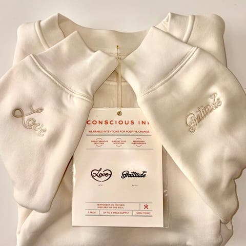 Love/Gratitude Manifest Sweatshirt + Ink