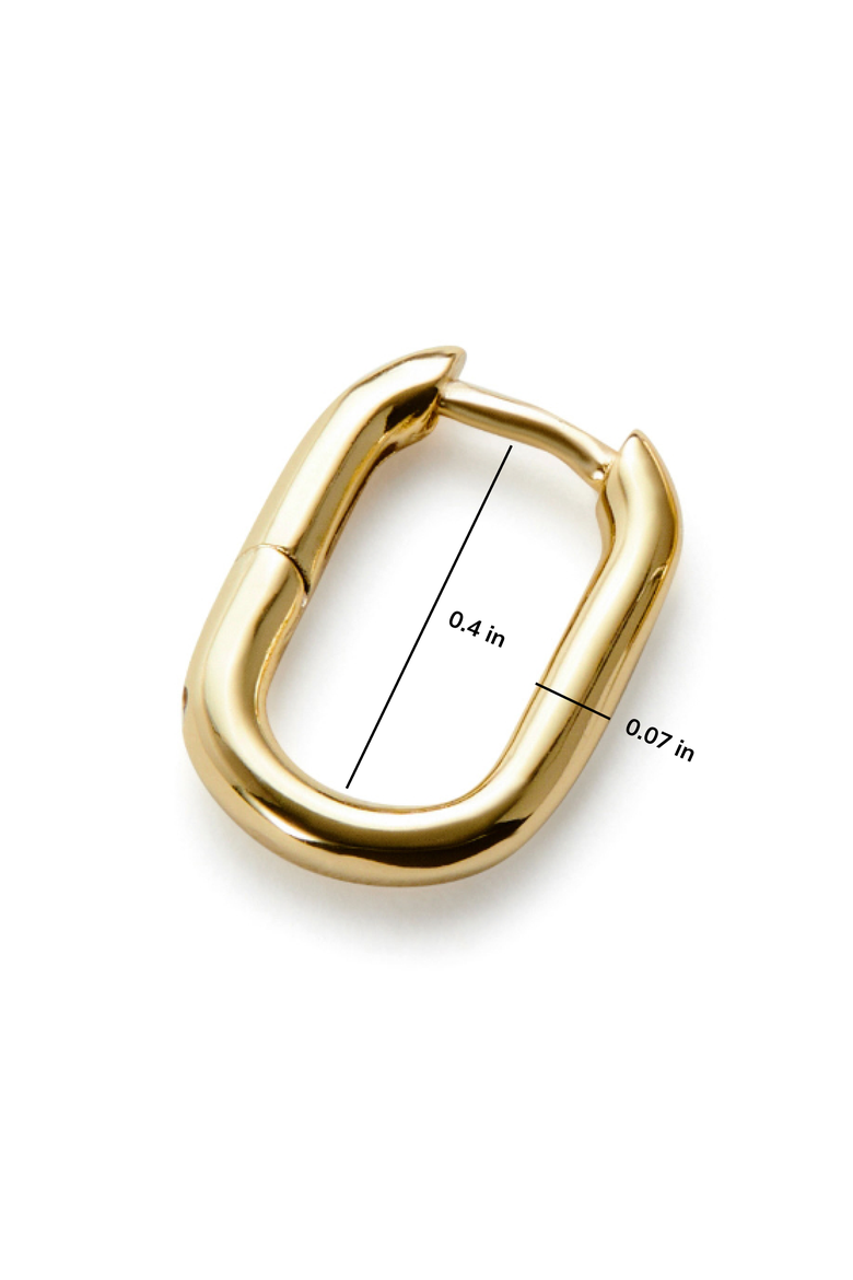 Gold Hoop Earrings - Rox Mini, Alternate, color, Gold