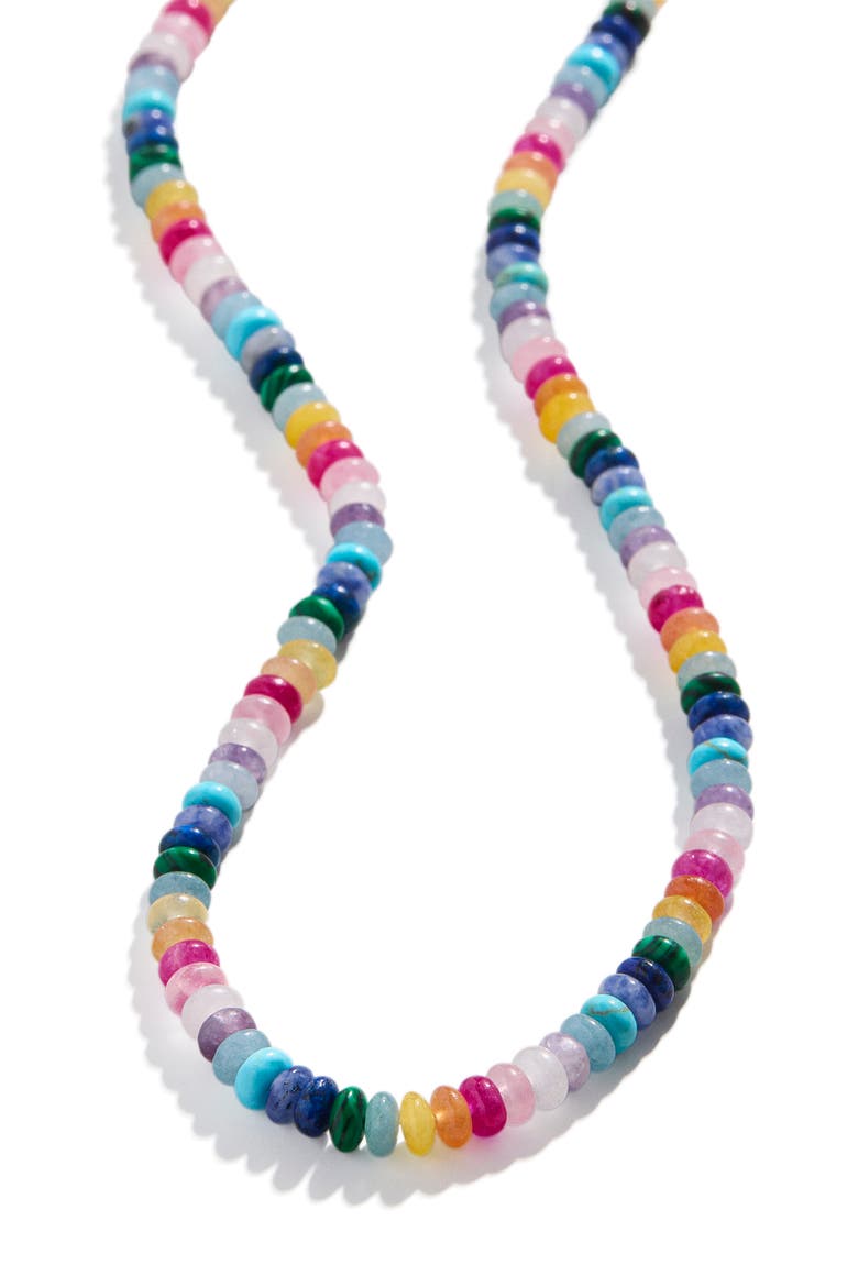 Cora Beaded Necklace, Alternate, color, BLUE MULTI