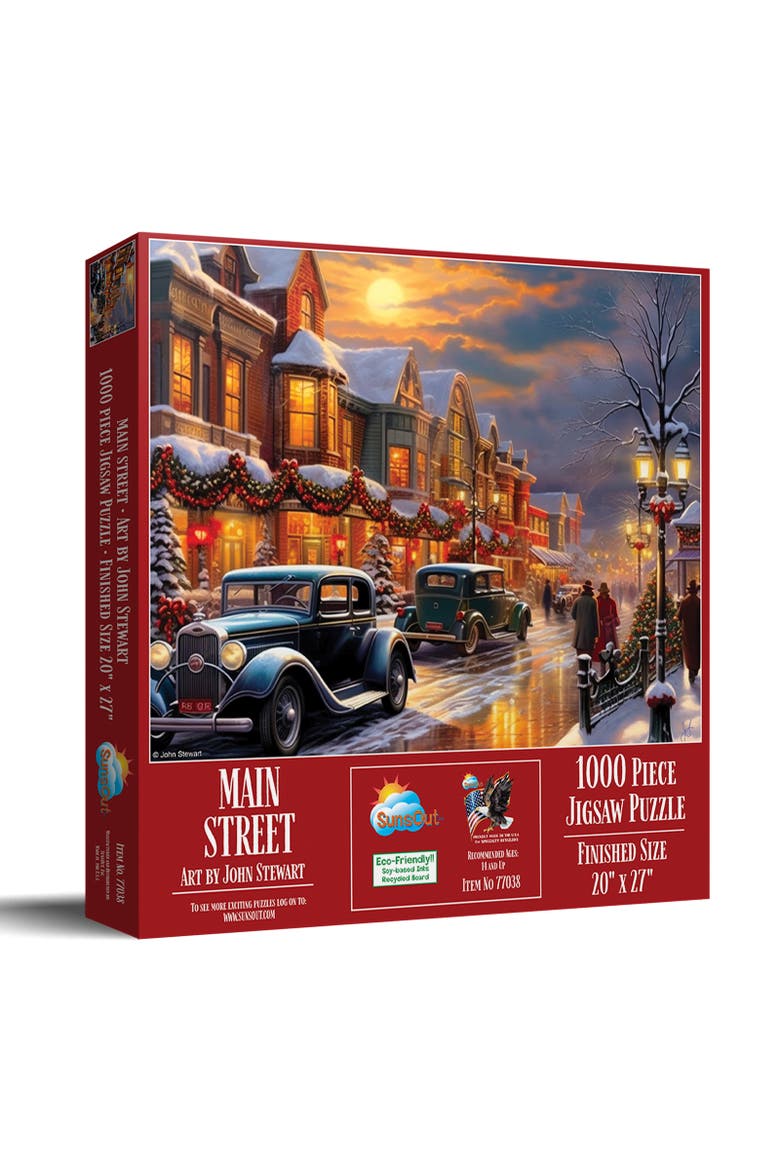 Main Street 1000 piece Jigsaw Puzzle for Adults, Main, color, Multicolor