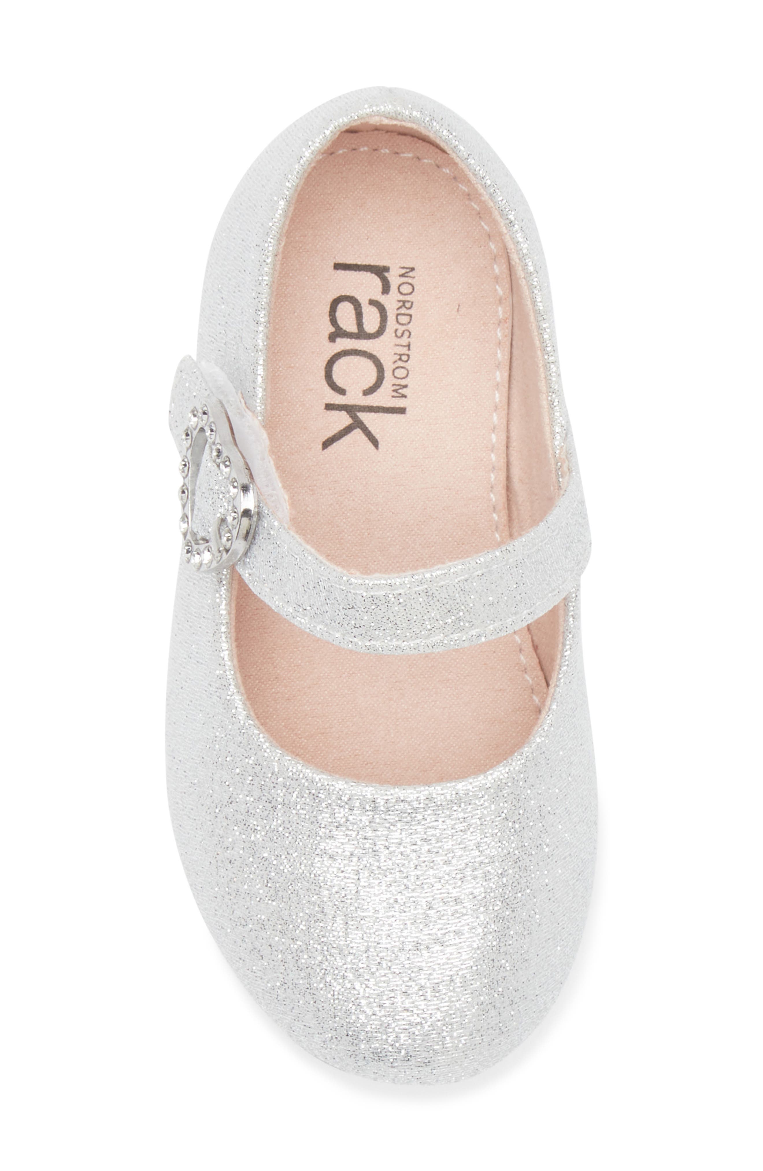 NORDSTROM RACK Kids' Leighton Mary Jane Dress Pump, Alternate, color, Silver Glitter