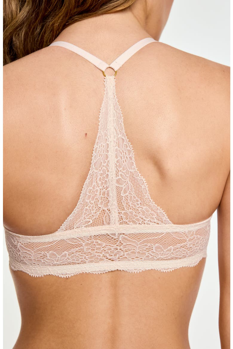 Lace Racerback Lift Up Bra, Alternate, color, Sand