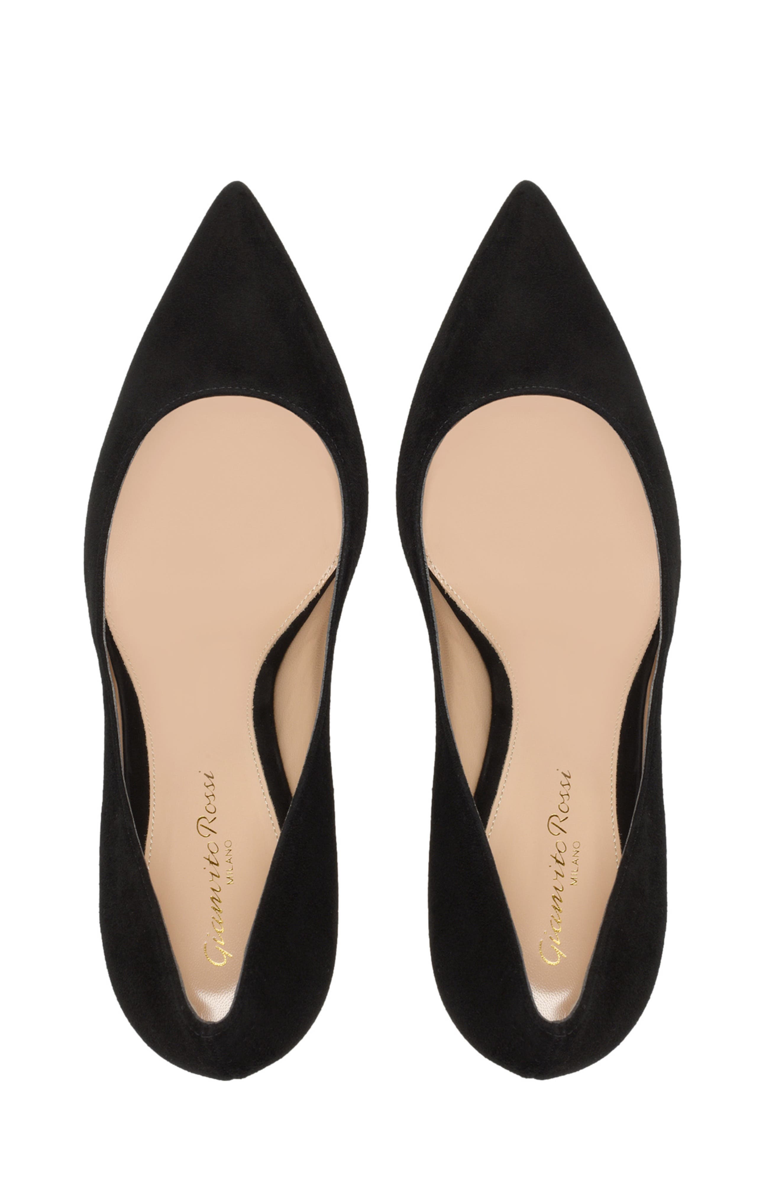 Gianvito Rossi Gianvito 85 Pump, Alternate, color, Black Suede