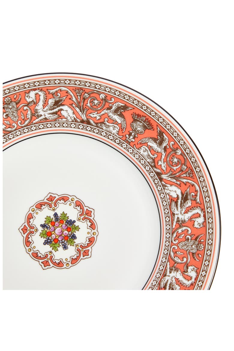 Florentine Bone China Salad Plate, Alternate, color, SALMON