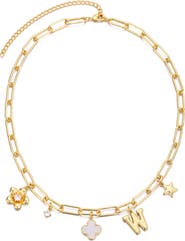 Adornia Initial Charm Pendant Necklace