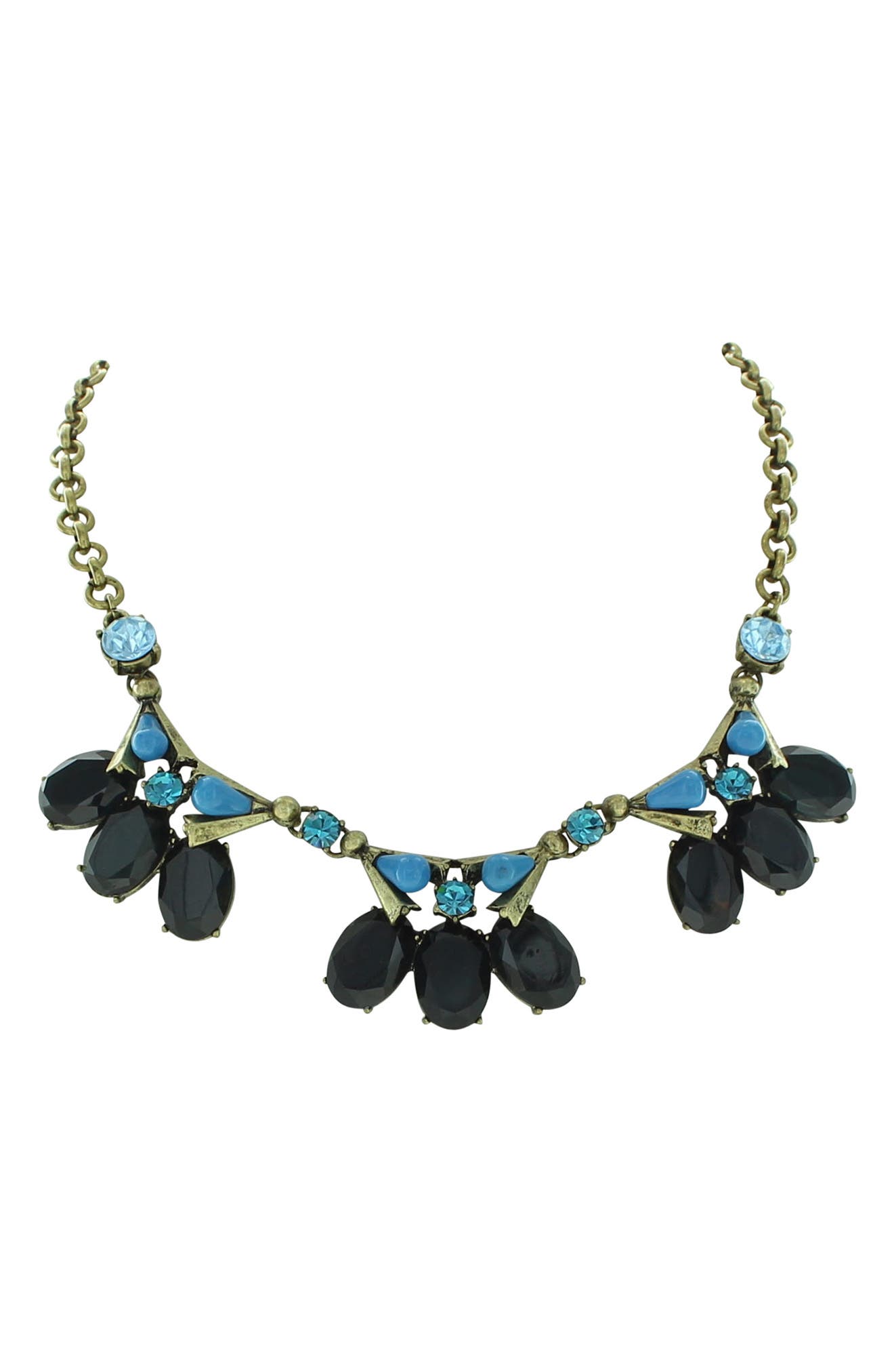 OLIVIA WELLES Emma Cluster Bib Necklace
