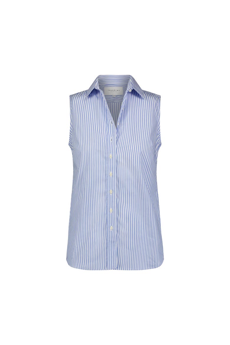 The Sleeveless Shirt, Alternate, color, Blue and White Stripe