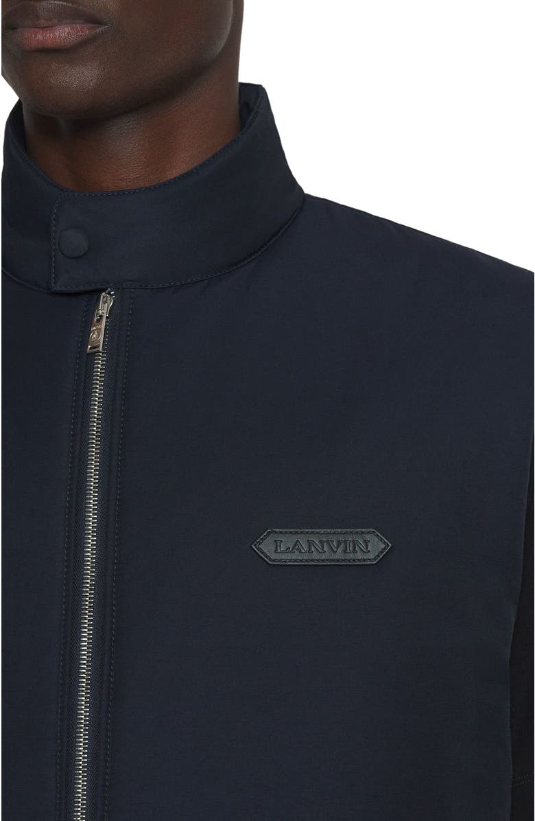 Lanvin SLEEVELESS PADDED JACKET IN TECHNICAL COTTON, Alternate, color, 