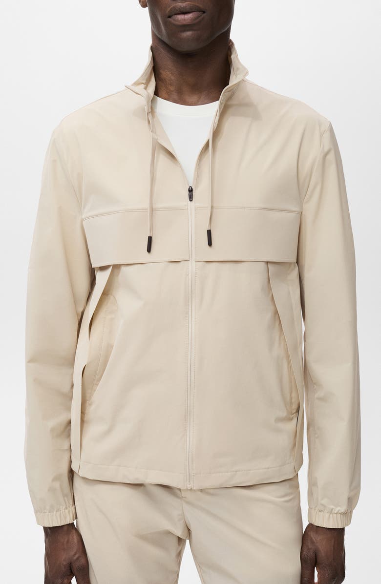 MANGO Water Repellent CoolMax<sup>®</sup> Jacket, Main, color, Beige