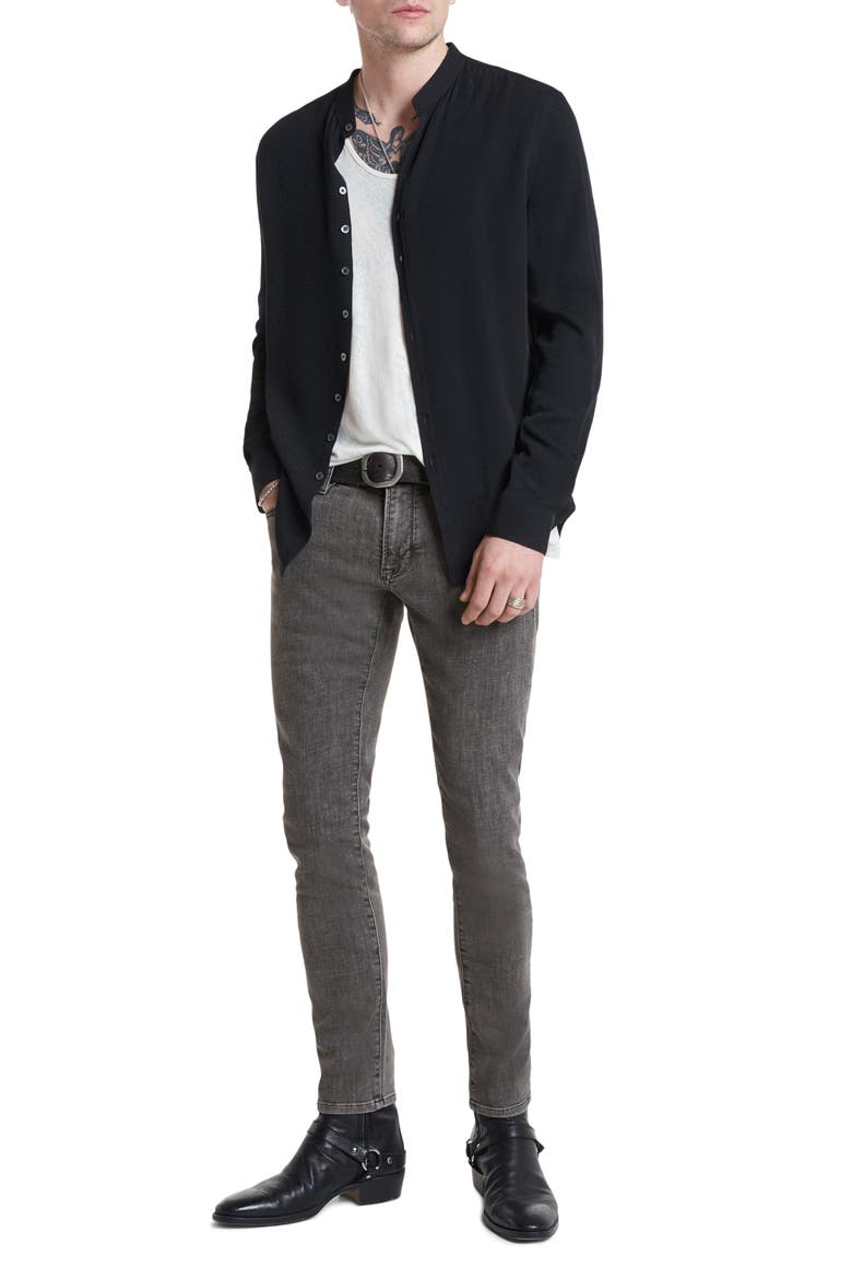 J703 Harlow Skinny Fit Jeans, Alternate, color, DARK CHARCOAL