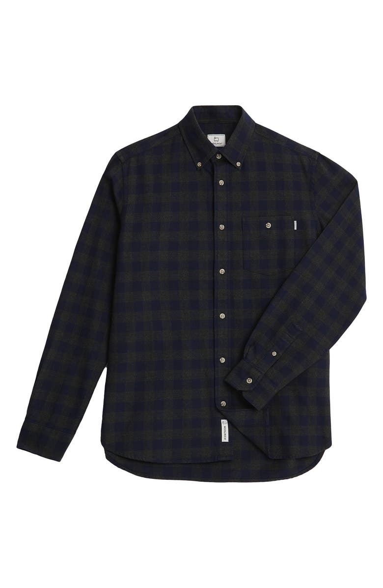 Woolrich Tradition Cotton Flannel Long Sleeve Button Down Shirt, Alternate, color, 