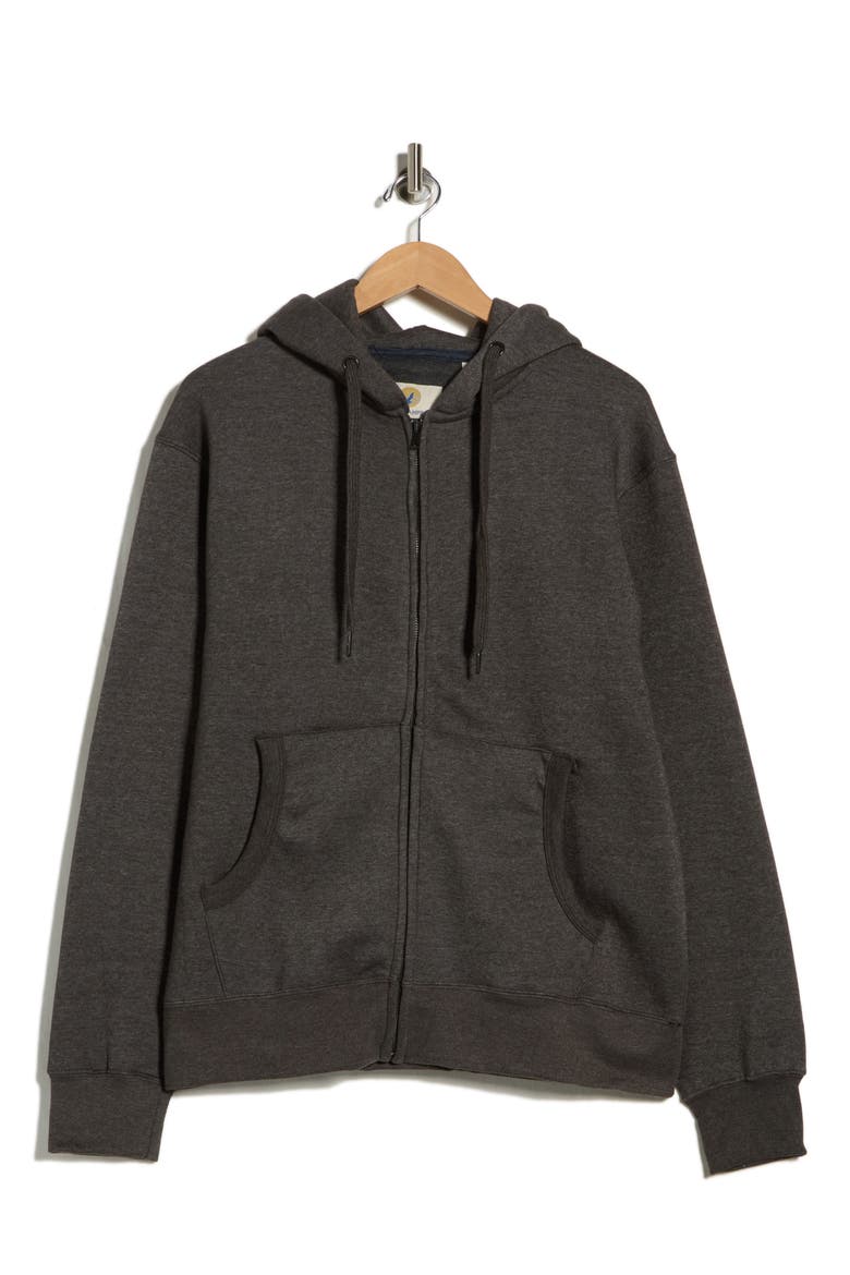 Sierra Knit Zip Hoodie, Alternate, color, CHARCOAL HEATHER