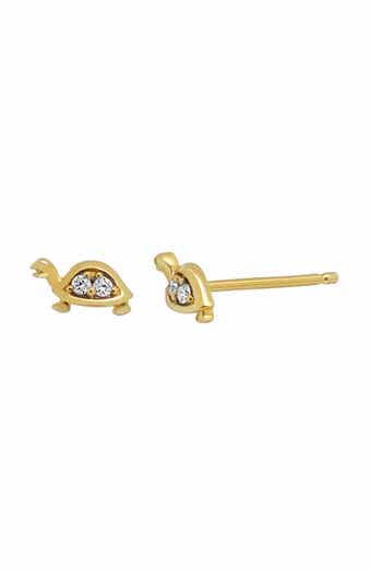 Icon Diamond Turtle Stud Earrings (Nordstrom Exclusive)