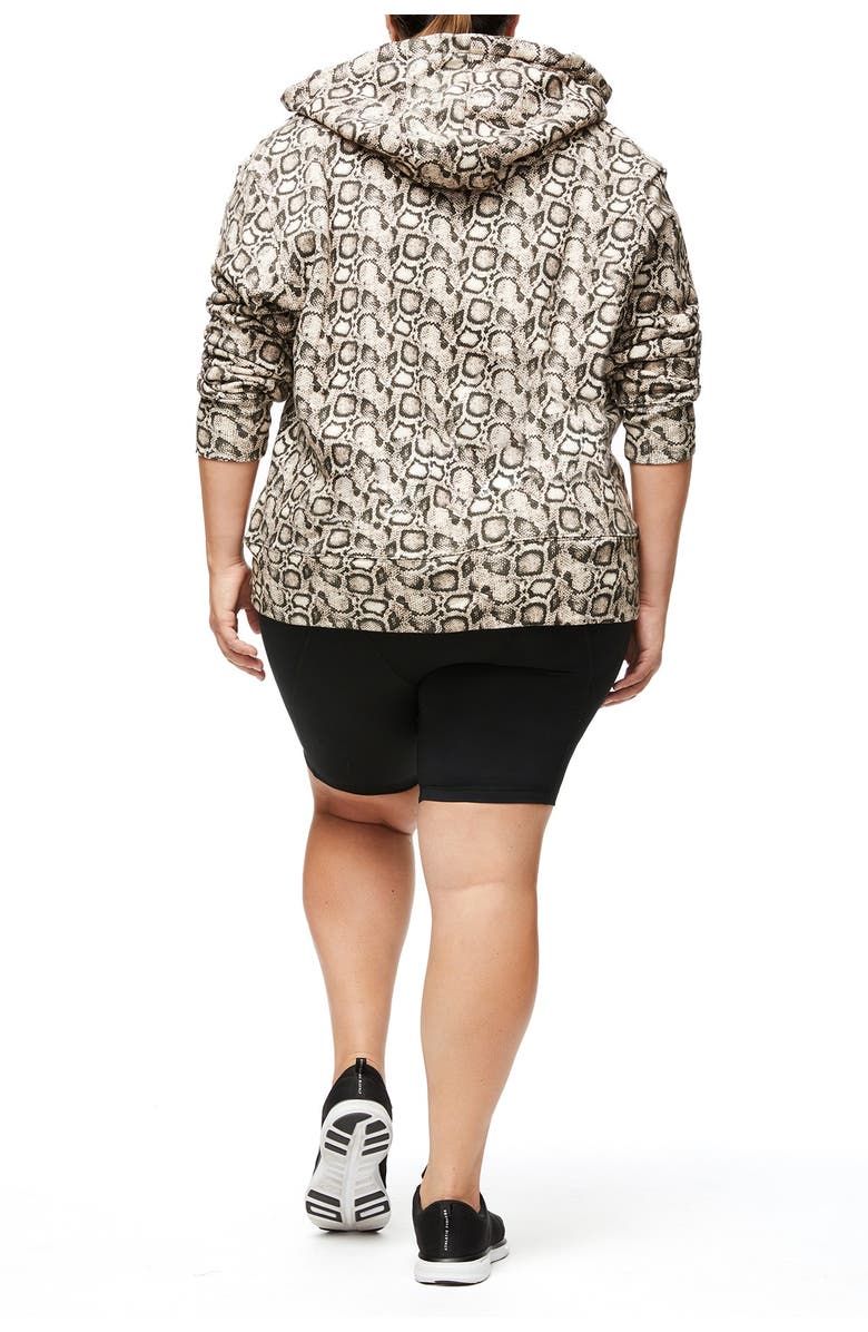 Good American Oversize Printed Hoodie, Alternate, color, 