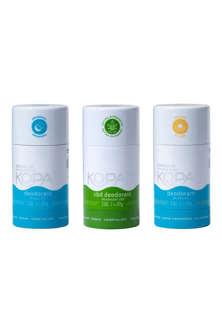 Full Size Coconut Deodorant Set, Main, color, NO COLOR