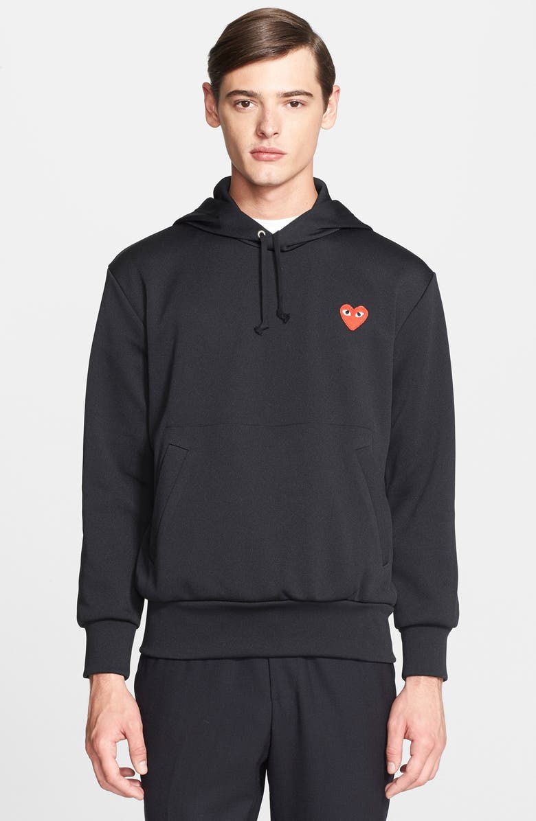 Comme des Garçons PLAY Pullover Hoodie, Main, color,