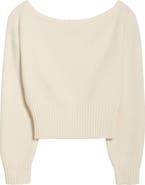 PacSun Cosette Off the Shoulder Rib Sweater