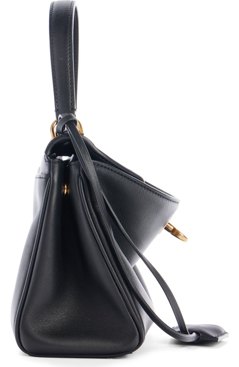 Balenciaga Small Rodeo Leather Handbag, Alternate, color, 1000 Black