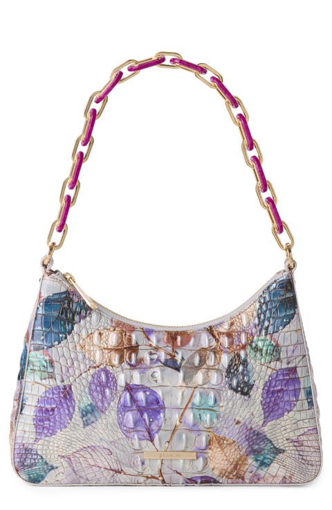 Mod Esme Embossed Leather Shoulder Bag
