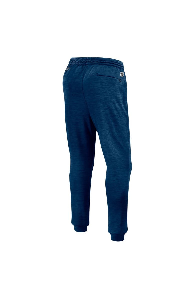 FANATICS Men's Fanatics Branded Heather Deep Sea Blue Seattle Kraken Authentic Pro Fleece Sweatpants, Alternate, color, Heather Navy