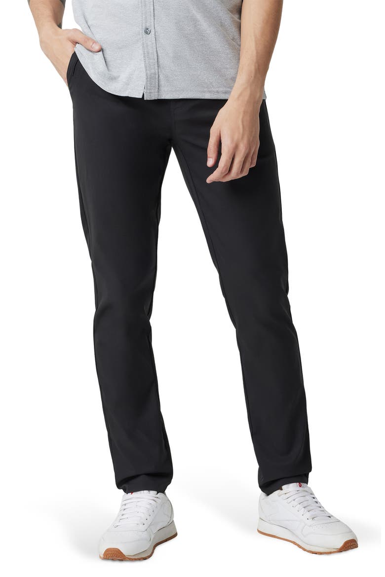 Cascade Tech Athletic Fit Chinos, Main, color, BLACK