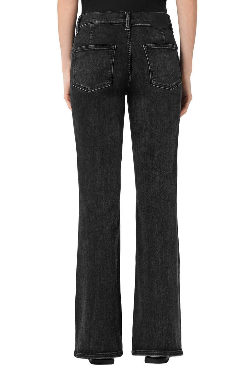 AllSaints Ember Wide Leg Jeans, Alternate, color, Washed Black