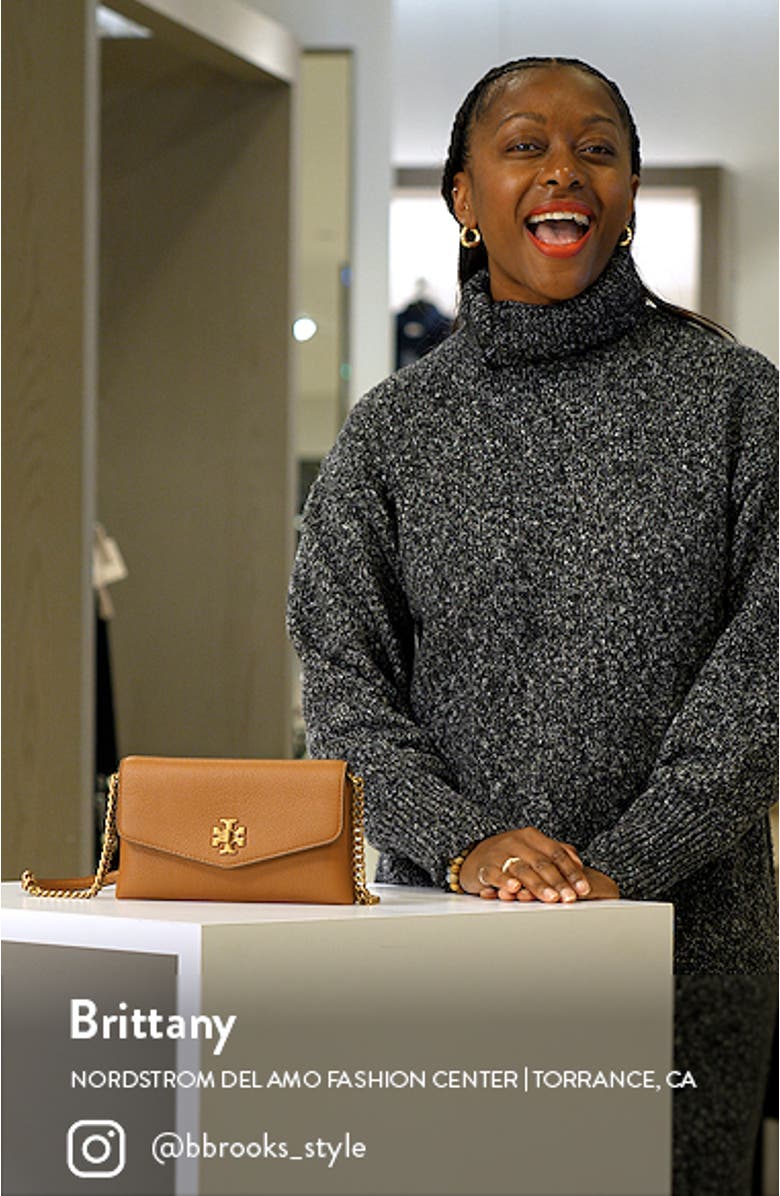 Kira Pebble Leather Wallet on a Chain, sales video thumbnail