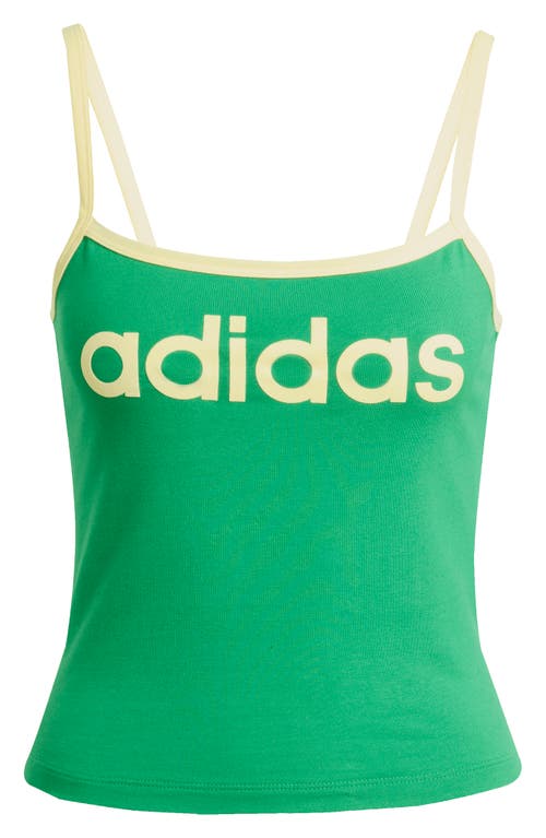 Adidas Originals Adidas Logo Camisole In Green