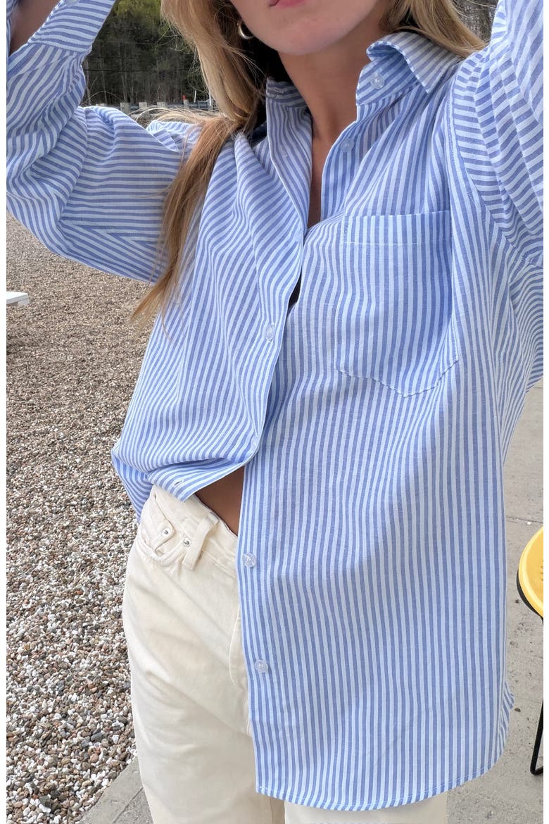 The Hamptons Shirt, Alternate, color, BLUE