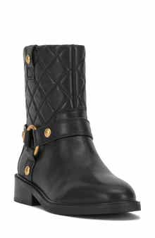 Vince Camuto Amais Quilted Moto Boot