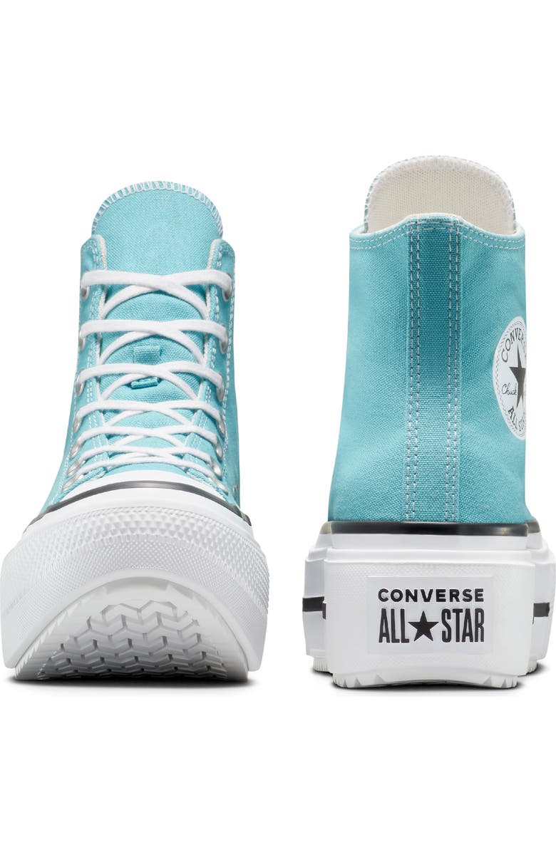 Converse Gender Inclusive Chuck Taylor All Star Lift Canvas High Top Platform Sneaker, Alternate, color, Deja Blue/ White/ Black