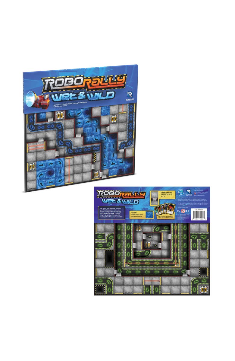 Renegade Game Studios Robo Rally Wet & Wild Expansion, Alternate, color, Multicolored