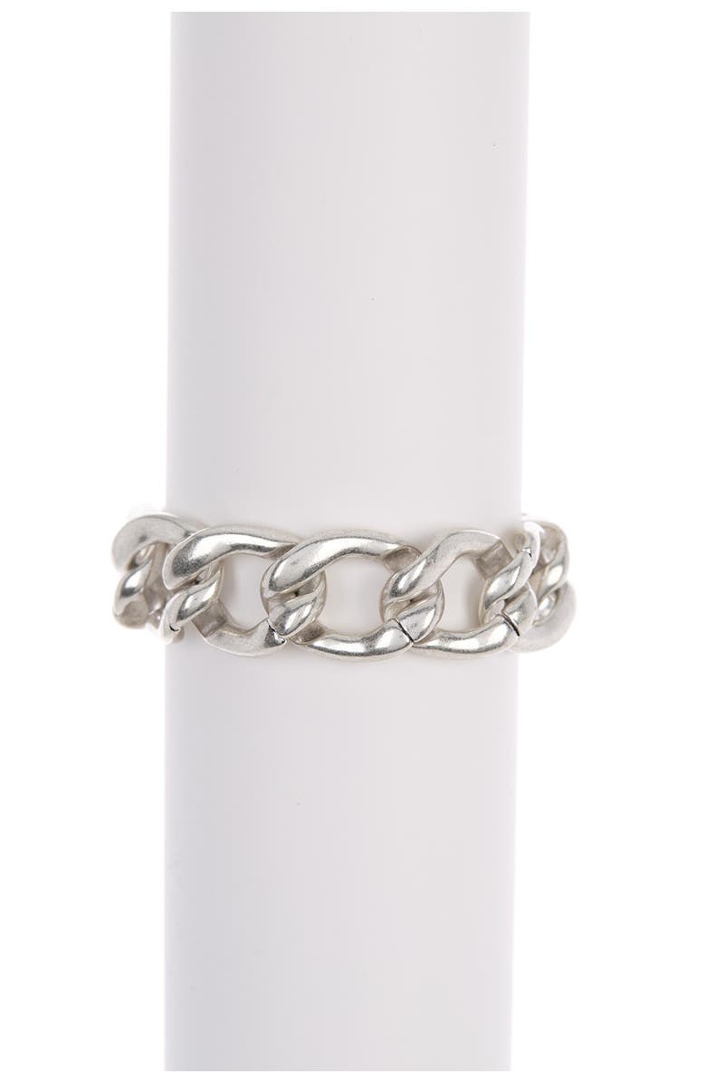 Lucky Brand Silver-Tone Heavy Chain Bracelet, Main, color, 