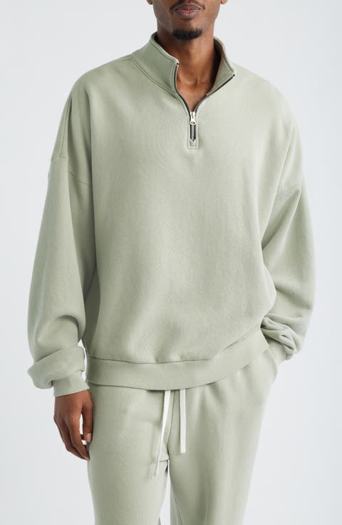 Organic Cotton Quarter Zip Pullover
