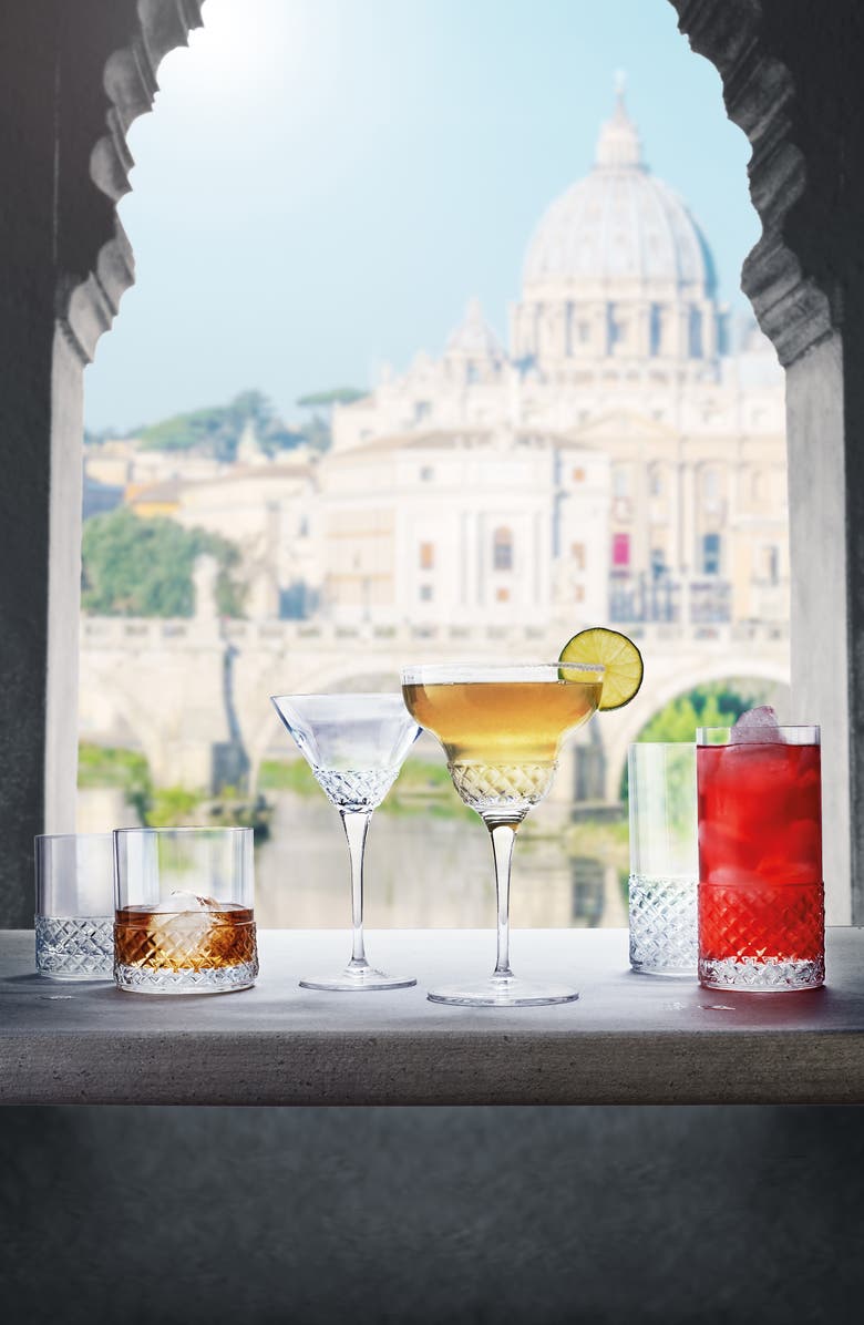 Luigi Bormioli 
On the Rocks
 Glasses, Alternate, color, Clear