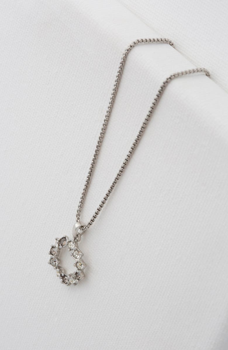 Ted Baker London Cresar Crystal Circle Pendant Necklace, Alternate, color, 