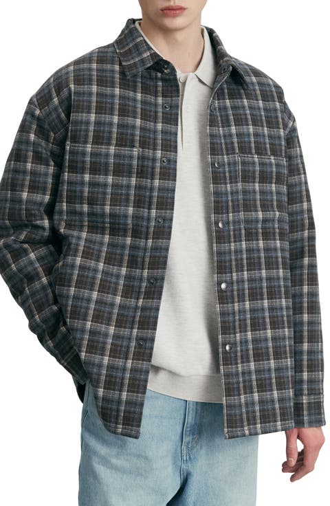 Unisex Quilted Flannel Shirt