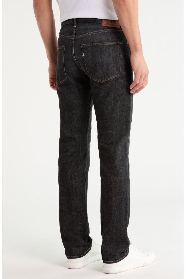 The Charlie Slim Straight Leg Jeans, Alternate, color, FUJI BLACK