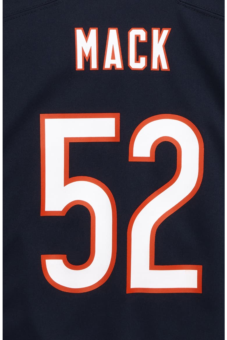 NFL Logo Chicago Bears Khalil Mack Jersey, Alternate, color, MARINE