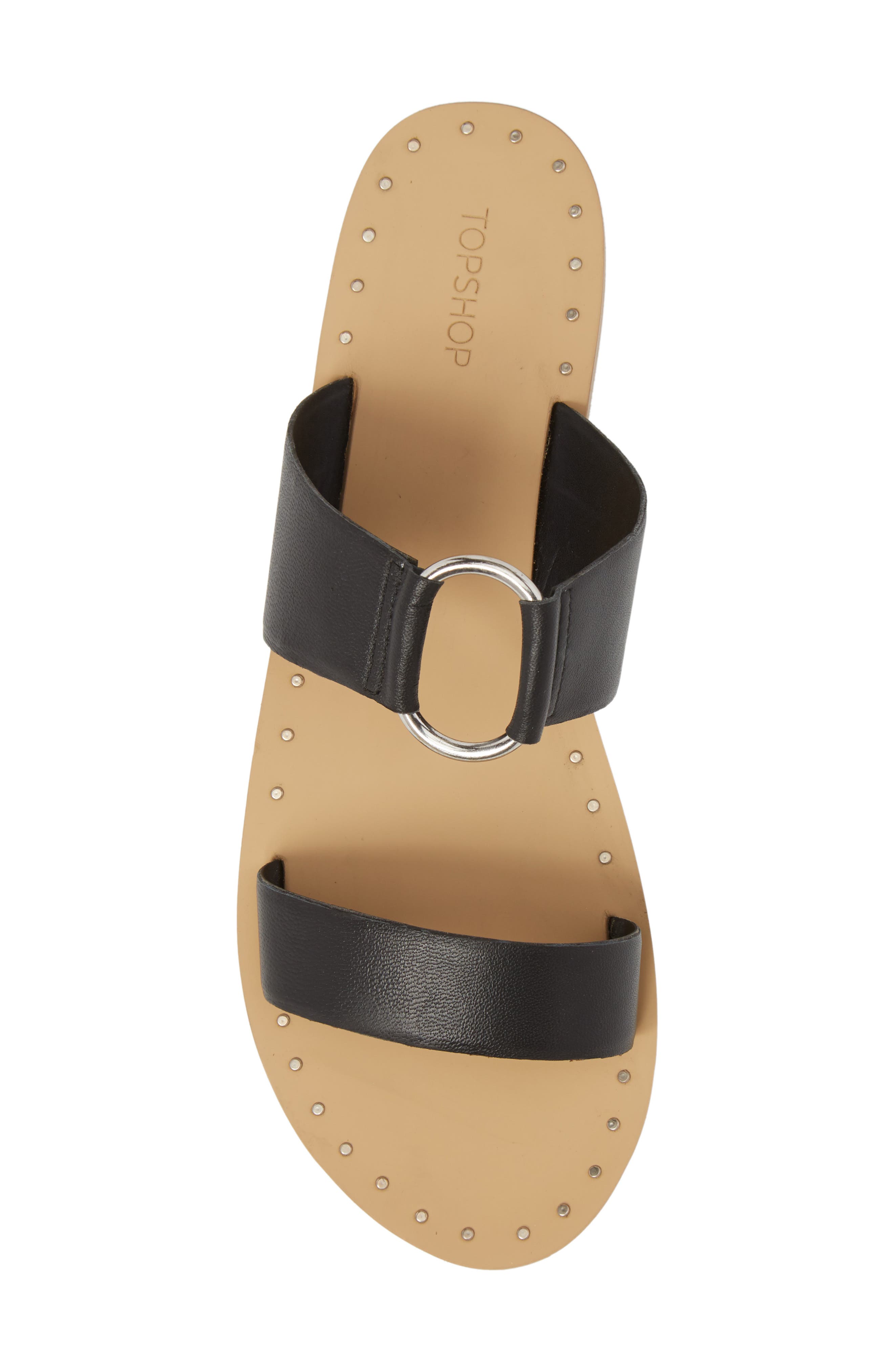 Topshop Hooray Ring Slide Sandal, Alternate, color, 